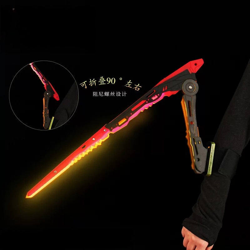 Anime Cosplay Katana - 애니메이션 사이버펑크 카타나 만티스 블레이드 발광
