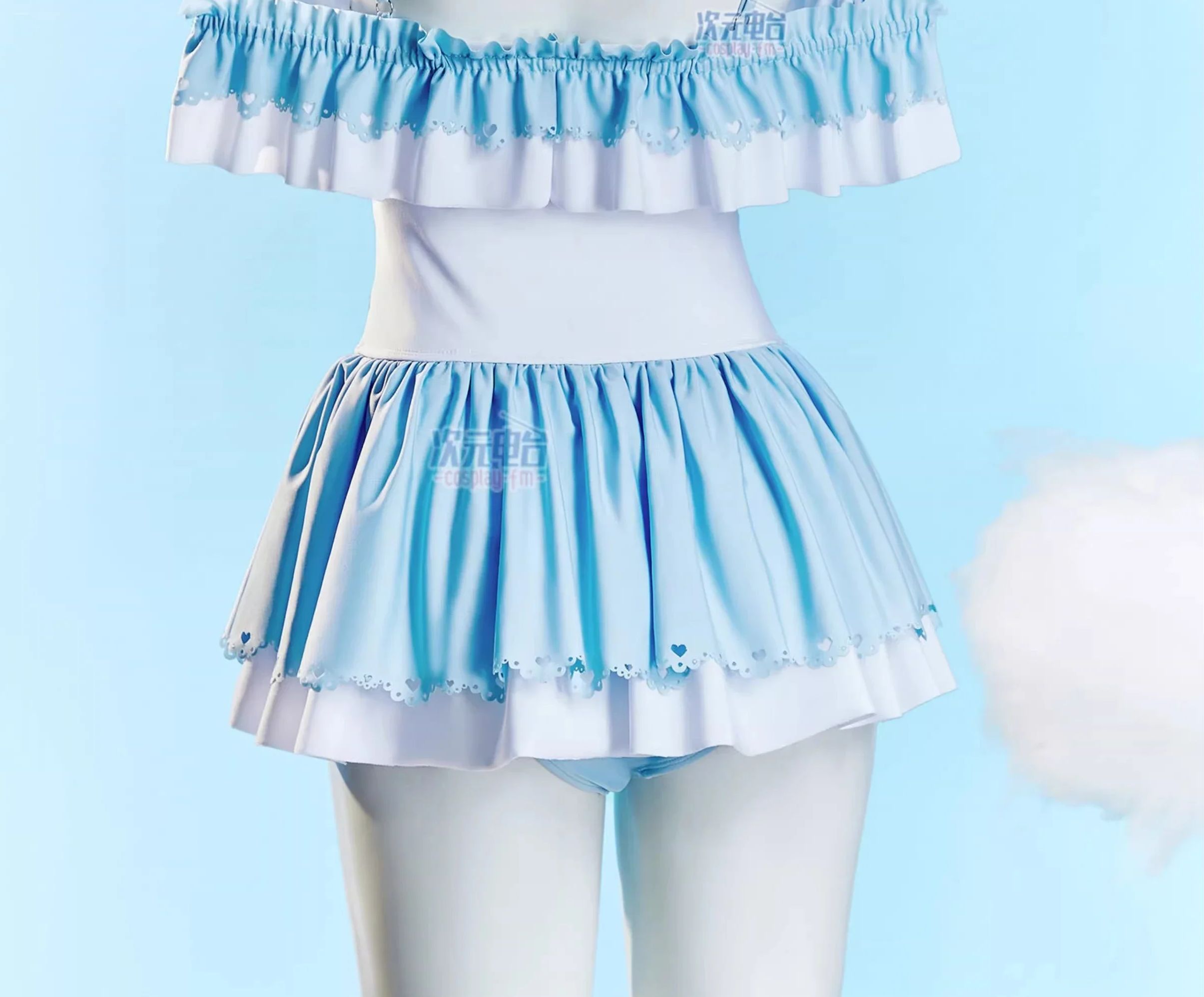 Anime Cosplay Girl - 시나모롤 코스프레 의상 귀여운 소녀용 단정한