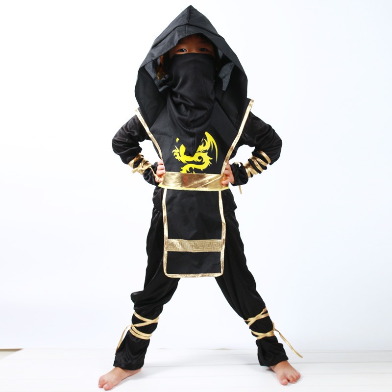 Anime Cosplay Outfit Ideas - 카니발 어린이 소년 닌자 디럭스 의상
