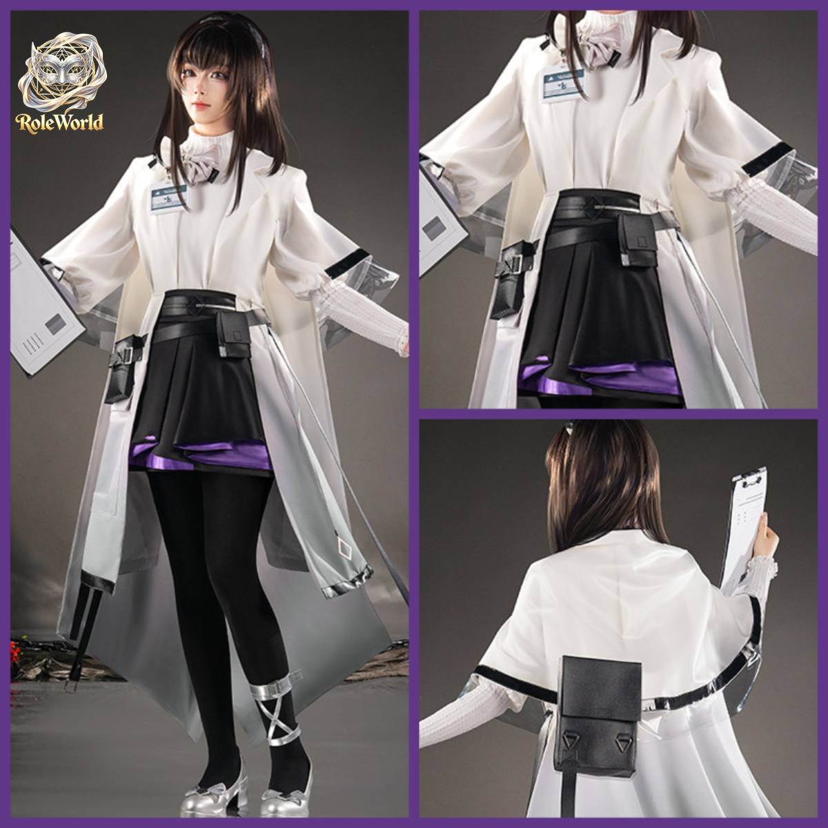 Anime Cosplay Photoshoot - 아크나이츠 프리스 코스프레 풀세트 게임 의상