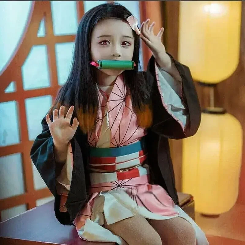애니메이션 카마도 네즈코 코스프레 의상 기모노 코스프레 - Anime Cosplay Realistic 리뷰 및 가격