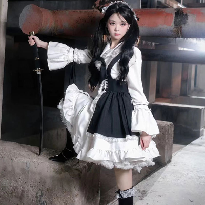 2025 신상 일본 한국 레트로 스윗 로리타 드레스 세 - Anime Cosplay Korean Girl 리뷰 및 가격