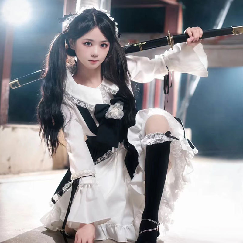 2025 신상 일본 한국 레트로 스윗 로리타 드레스 세 - Anime Cosplay Korean Girl 리뷰 및 가격