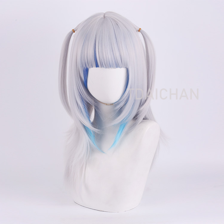 2025 가우르 구라 코스프레 가발 화이트 블루 그라데 - Anime Cosplay Event 2025 리뷰 및 가격