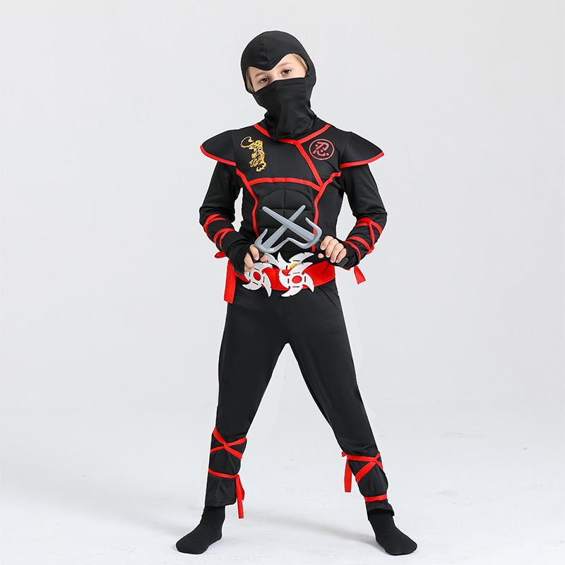 액세서리가 포함된 소년용 닌자 의상, 디럭스 어린이 쿵 - Anime Cosplay Outfit Ideas 리뷰 및 가격