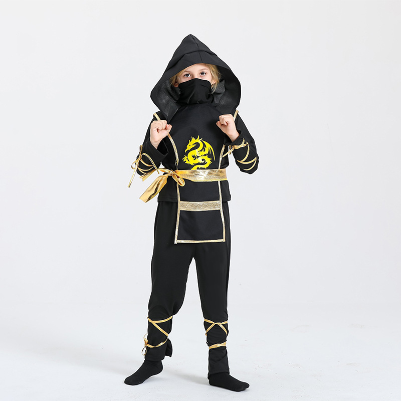 액세서리가 포함된 소년용 닌자 의상, 디럭스 어린이 쿵 - Anime Cosplay Outfit Ideas 리뷰 및 가격