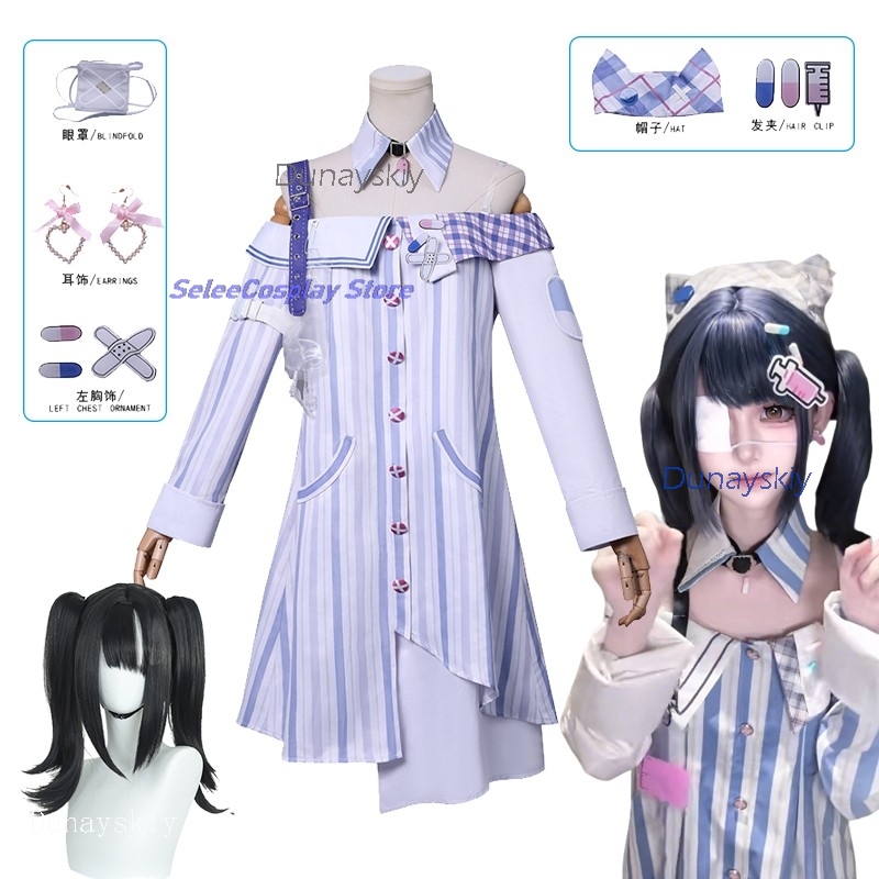 크리스마스 코스프레 인피니티 니키 코스튬 가발 독특한  - Anime Cosplay Outfit Ideas 리뷰 및 가격