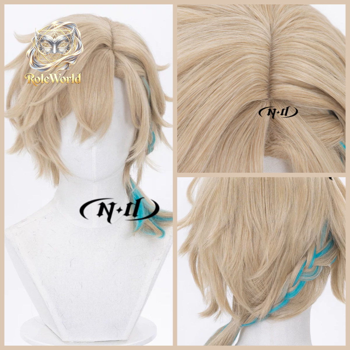 아벤츄린 웨이브플레어 가발 혼카이: 스타 레일 아벤츄린 - Anime Cosplay Realistic 리뷰 및 가격