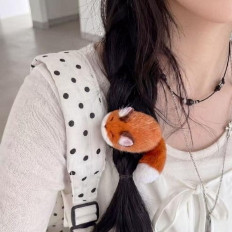 1/4pcs 3D 플러시 헤어 클립 귀여운 동물 머리핀 - Anime Cosplay Korean Girl 리뷰 및 가격