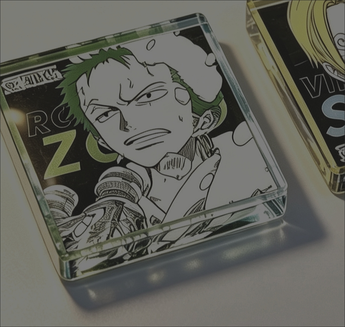 원피스 로로노아 조로 만화 귀여운 아크릴 카드 블록 카 - Cosplay Anime Zoro 리뷰 및 가격