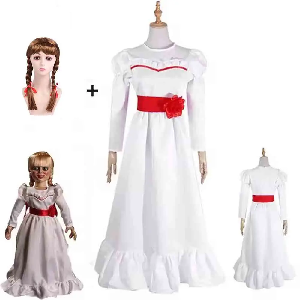 여성 빈티지 악마 공포 인형 코스프레 드레스 무서운 할 - Anime Cosplay Realistic 리뷰 및 가격