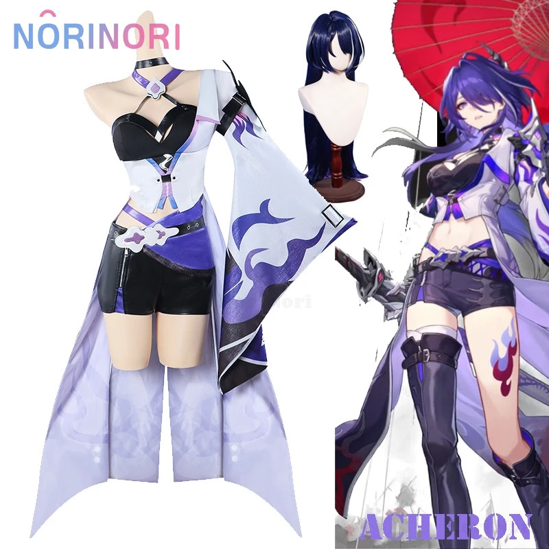 2025 아케론 코스튬 가발 게임 혼카이 스타 레일 애 - Anime Cosplay Event 2025 리뷰 및 가격